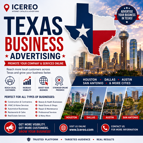 Texas Business Advertising ⭐ Promote Your Company & Services Online